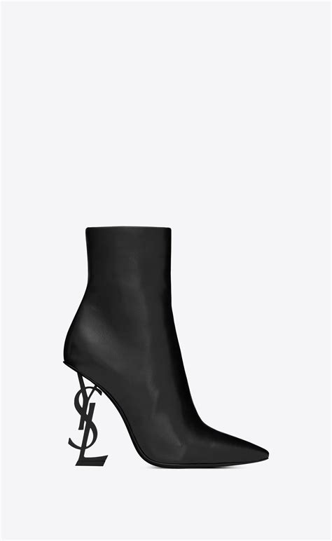 ysl booties black|ysl boots.